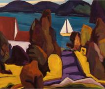 A painting of San Juan Island // (c) 2010 Artstock