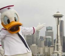 Disney cruises into Seattle // (c) 2012 Disney Cruise Line