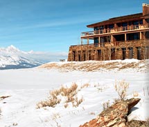 Amangani Resort is a favorite among avid skiers and snowboarders during the winter season. // © 2010 Amangani Resort