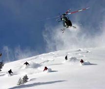 Jackson Hole’s Spring Creek Ranch is offering a winter package that includes heli-skiing. // © 2011 Spring Creek Ranch